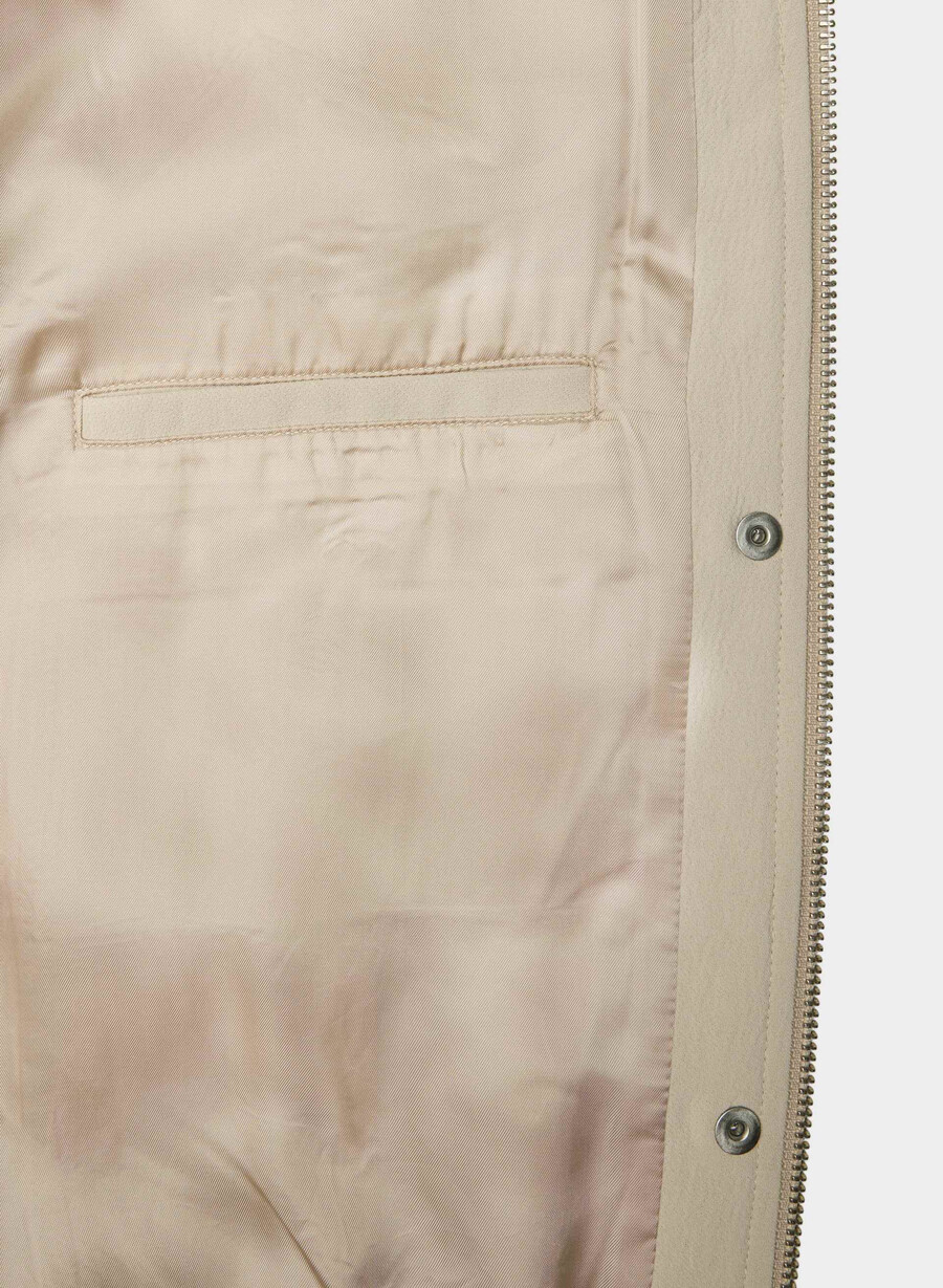 oculus-jacke – crepette marcona beige