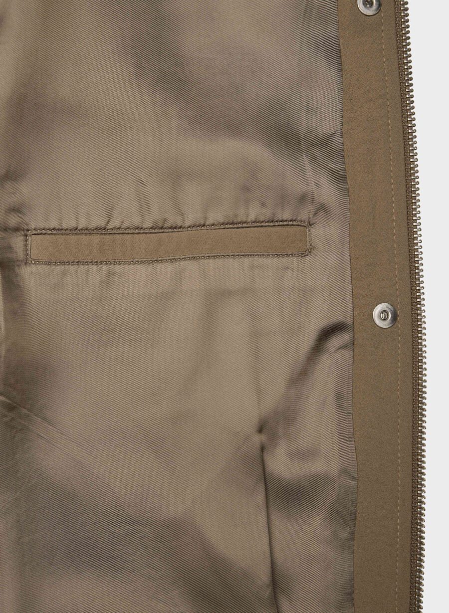 oculus-jacke – crepette folio braun