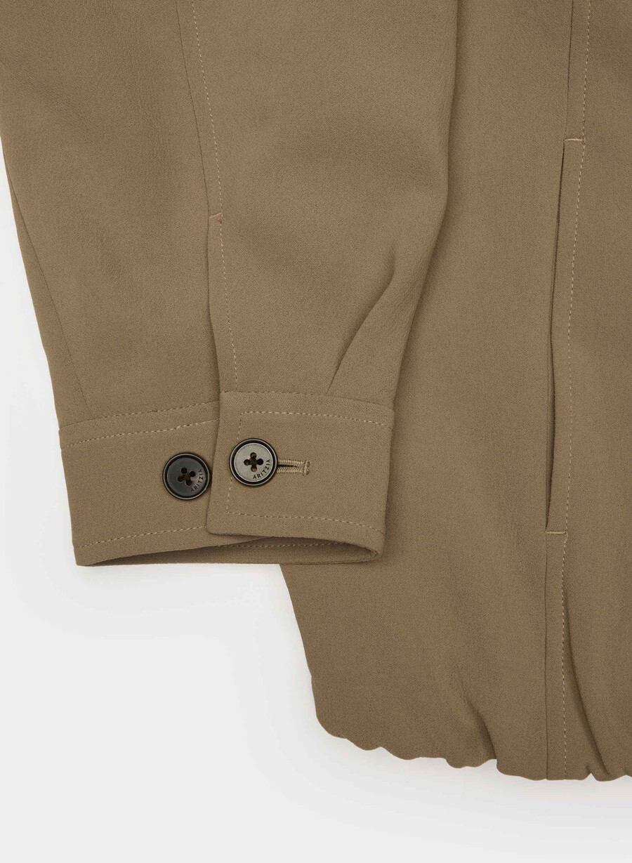 oculus-jacke – crepette folio braun