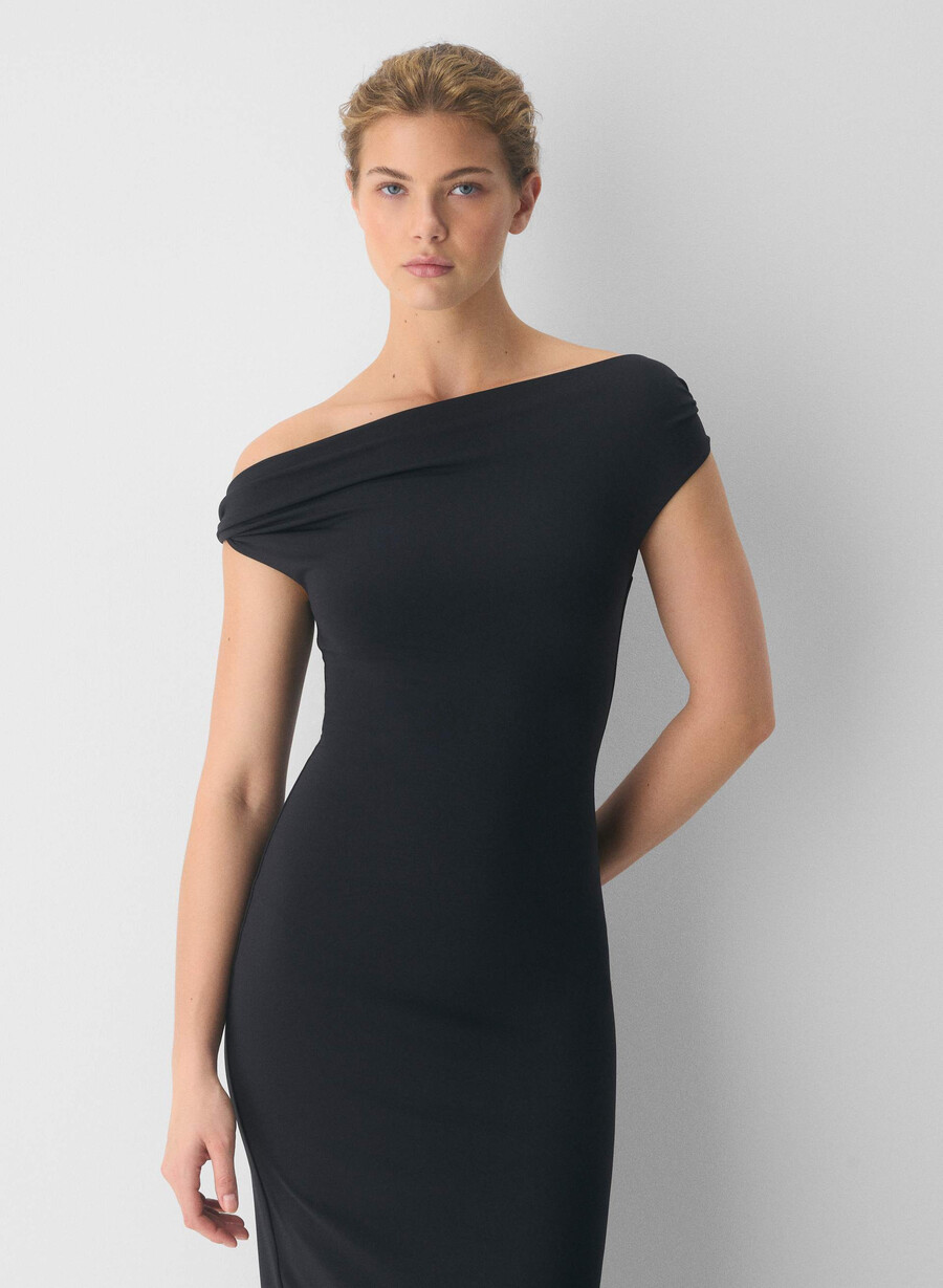 original contour ravish maxikleid schwarz