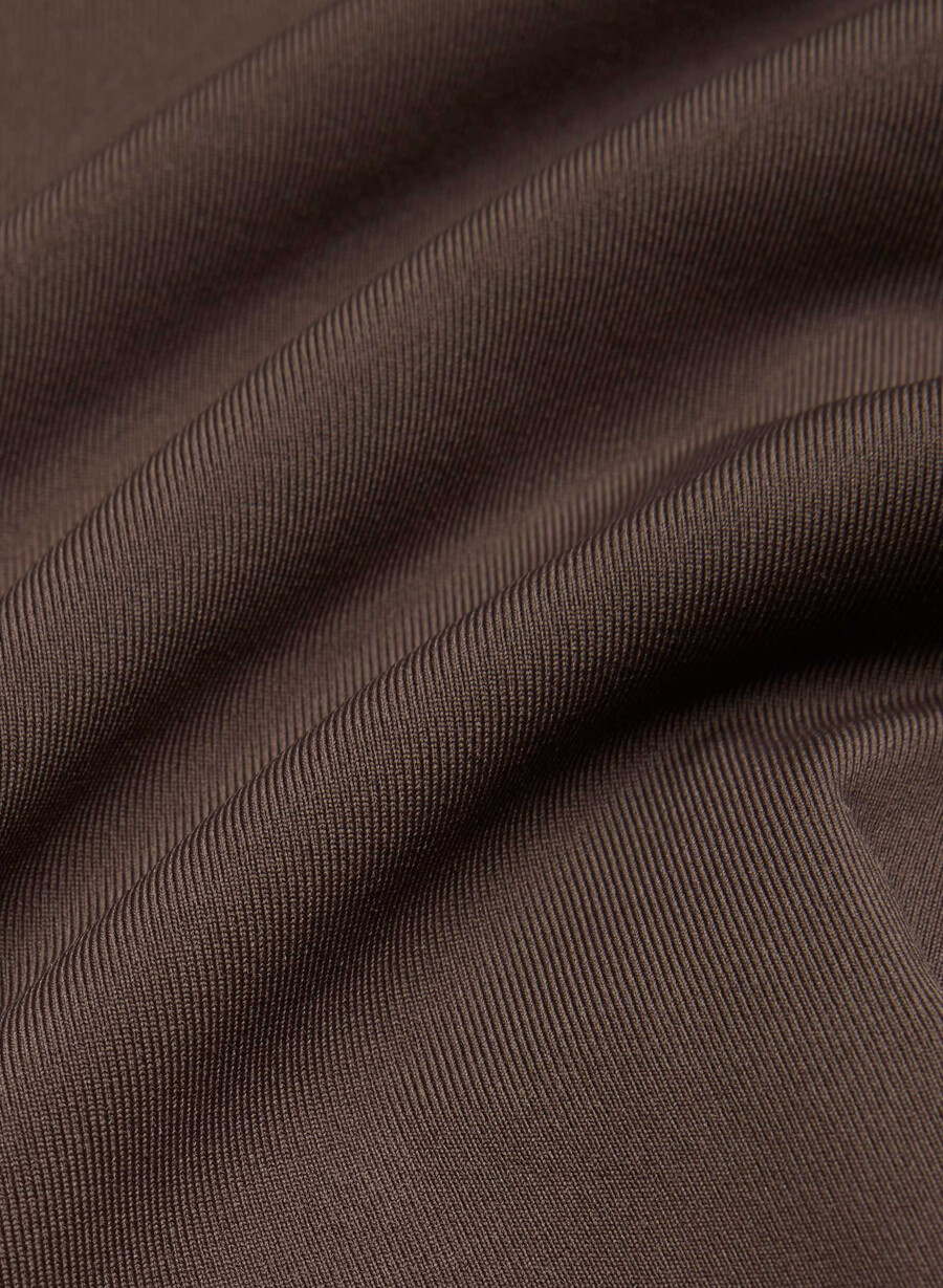 original contour class kleid reiches mochabraun