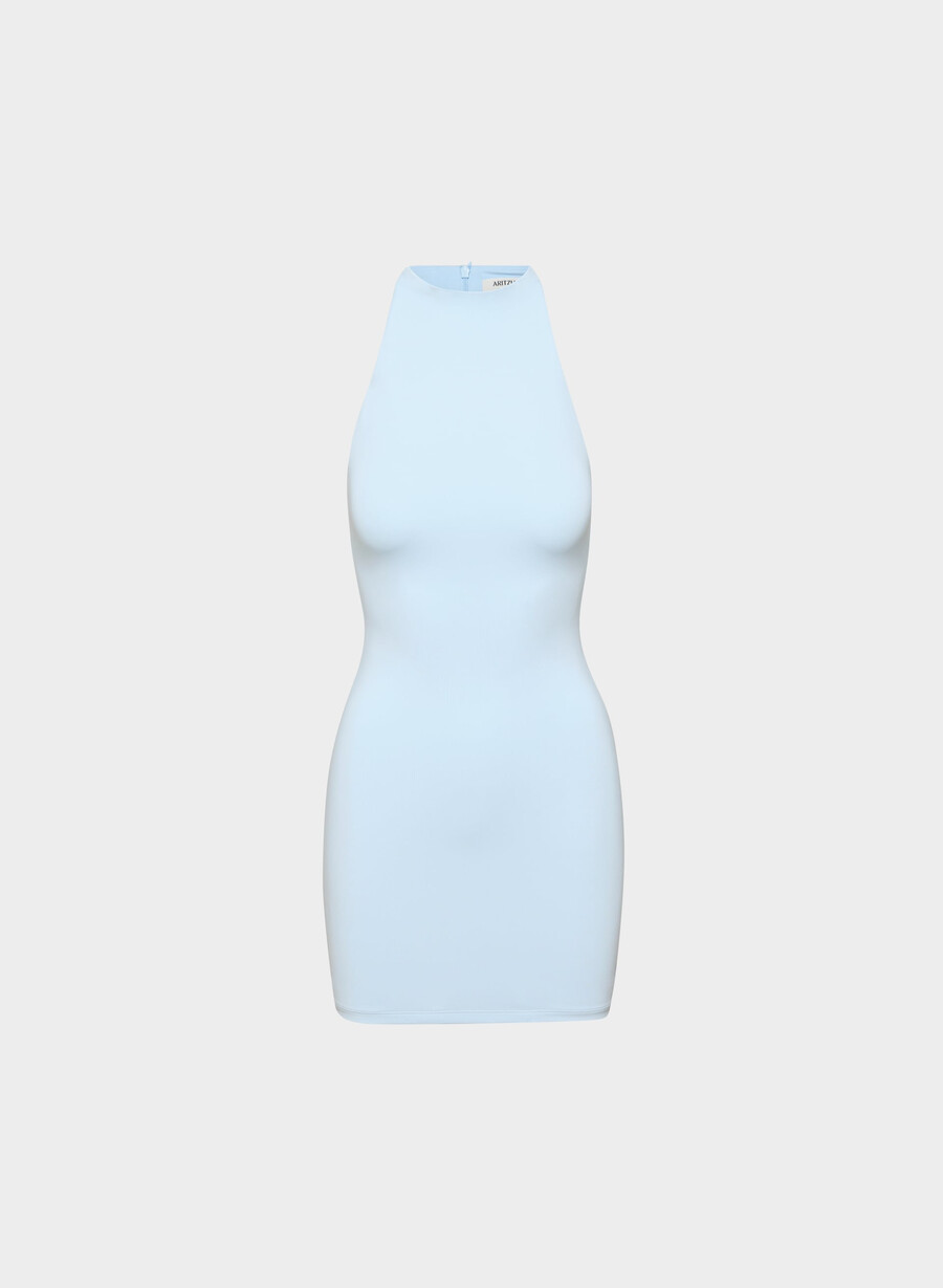 original contour class kleid villa blau