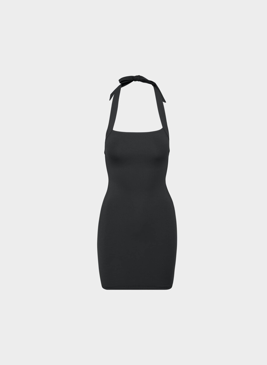 original contour optimum neckholderkleid schwarz