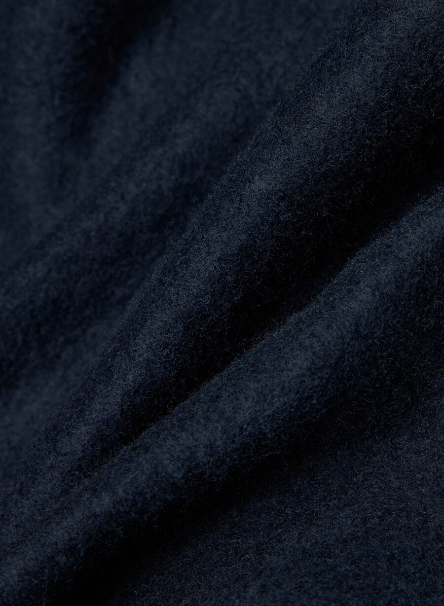 kuscheliges sweatfleece mit mega-kordelzug und reißverschluss admiral