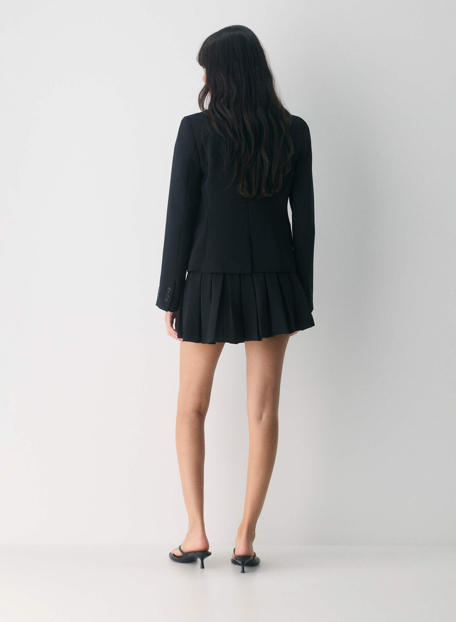 sima skort – crepette schwarz