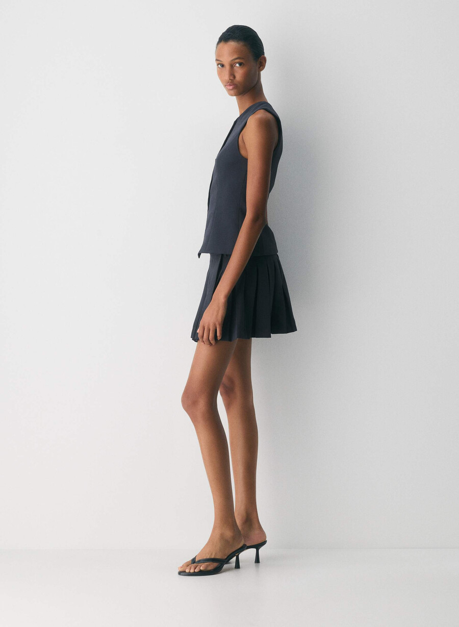 sima skort - crepette dark night navy