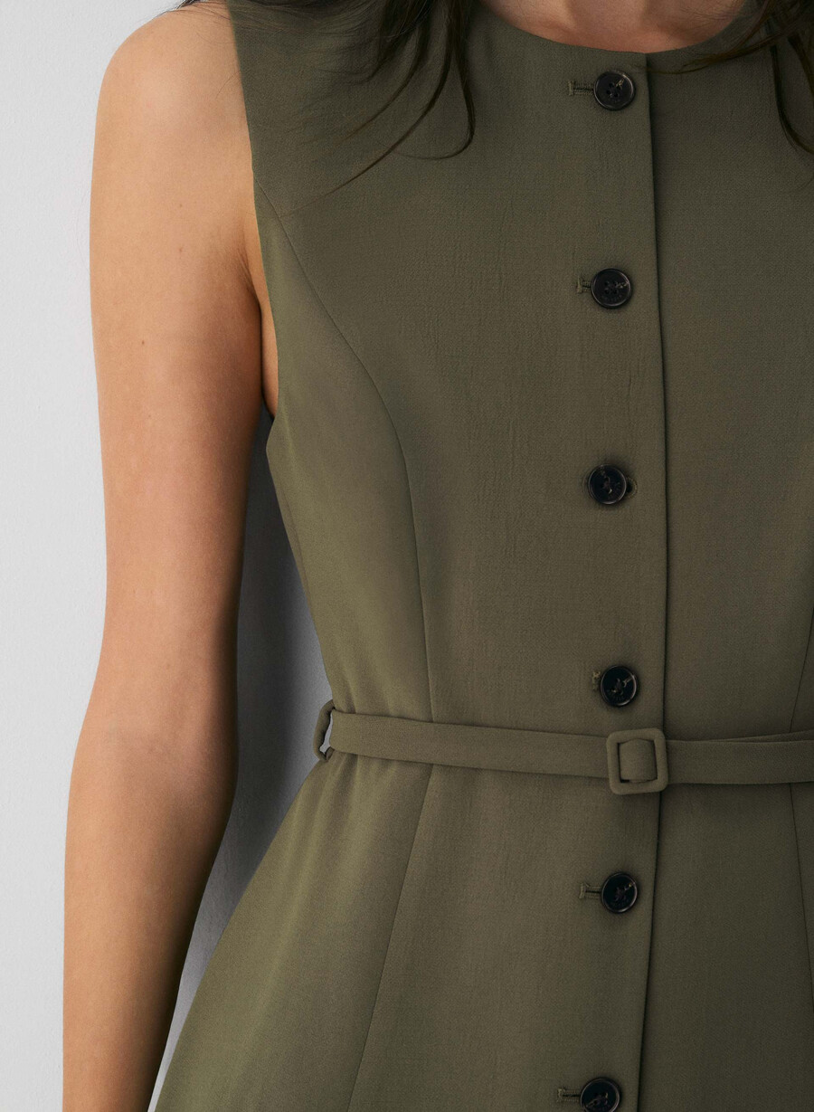 volute-kleid - crepette hellbirke