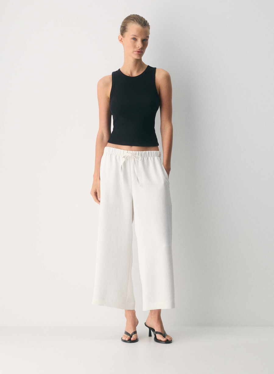 die lodge pant cropped - crepette light birch