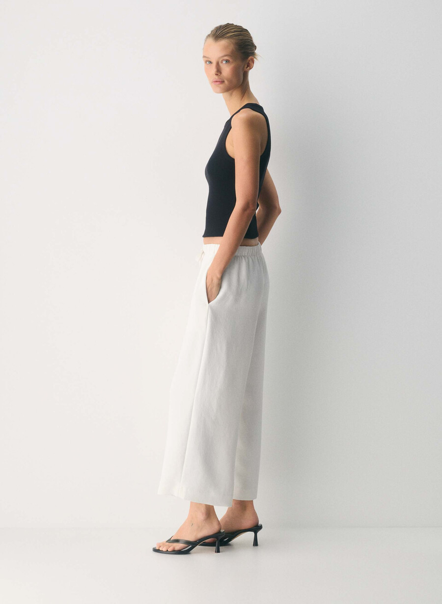 die lodge pant cropped - crepette light birch