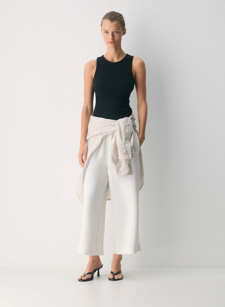die lodge pant cropped - crepette light birch