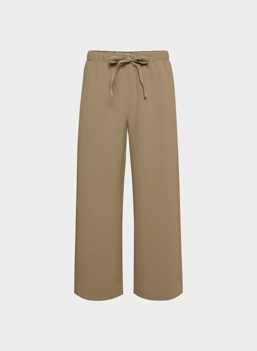 die lodge pant cropped - crepette folio brown