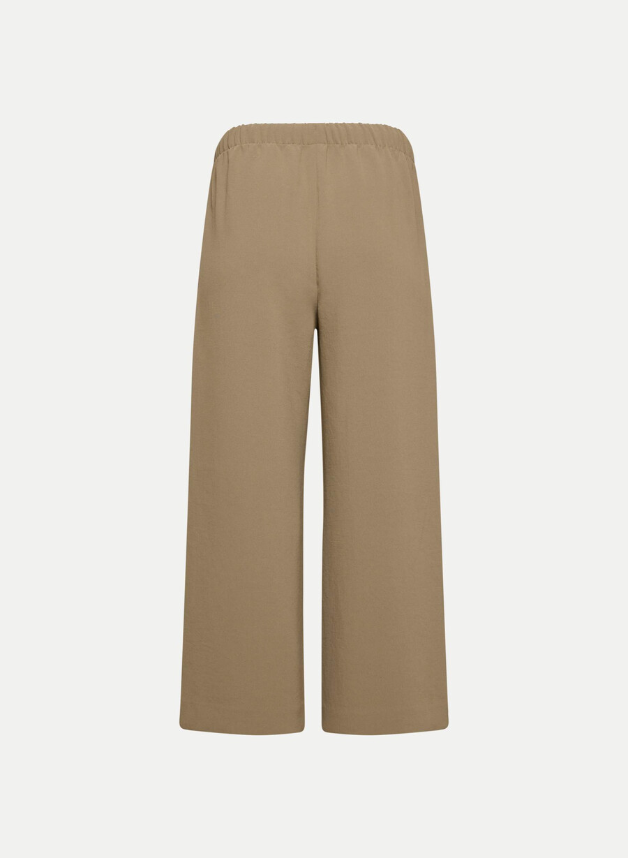 die lodge pant cropped - crepette folio brown
