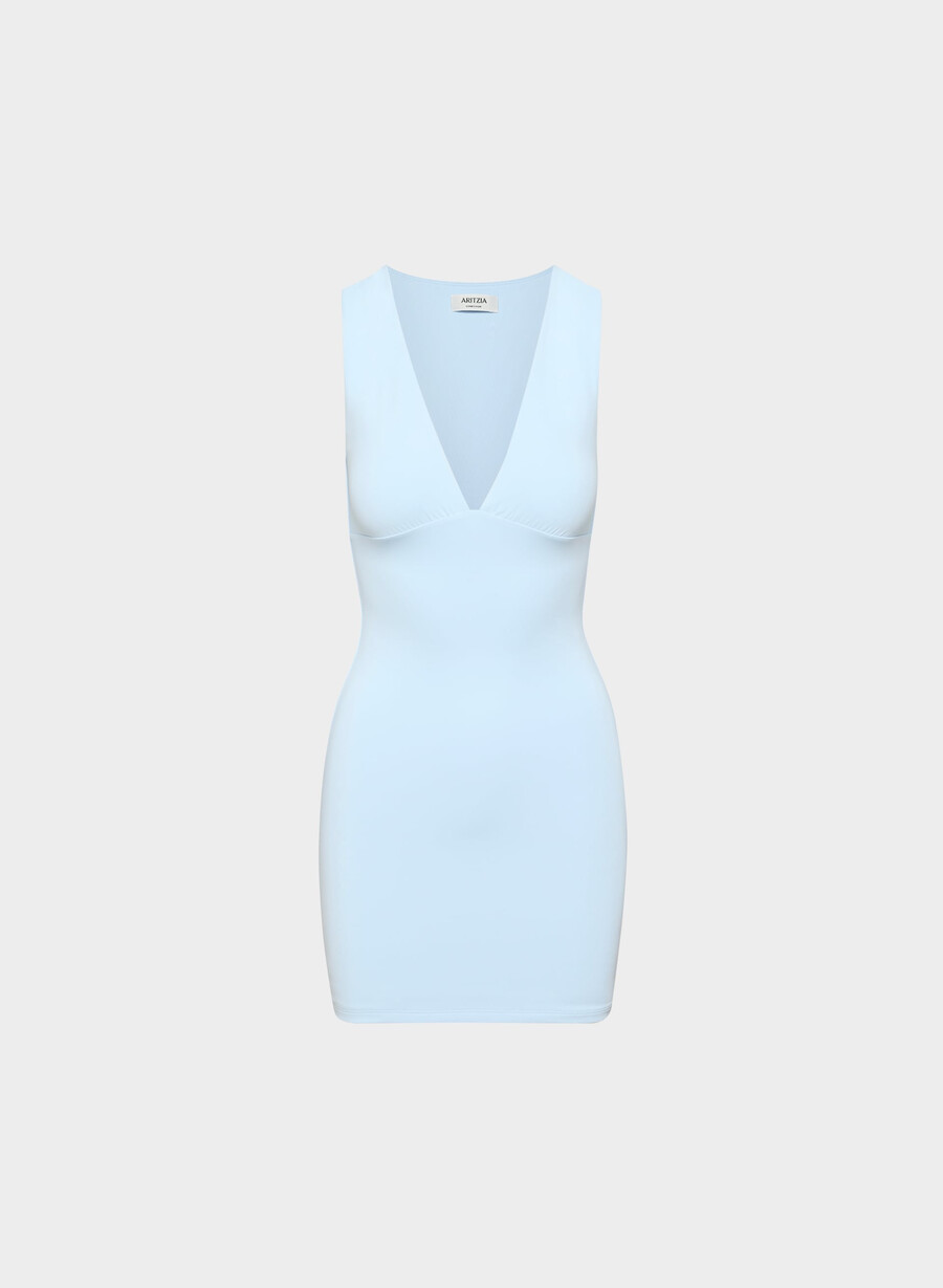 original contour fascinate kleid villa blau