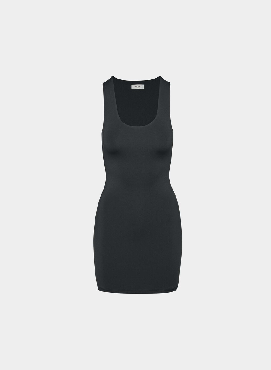 original contour hearten kleid schwarz