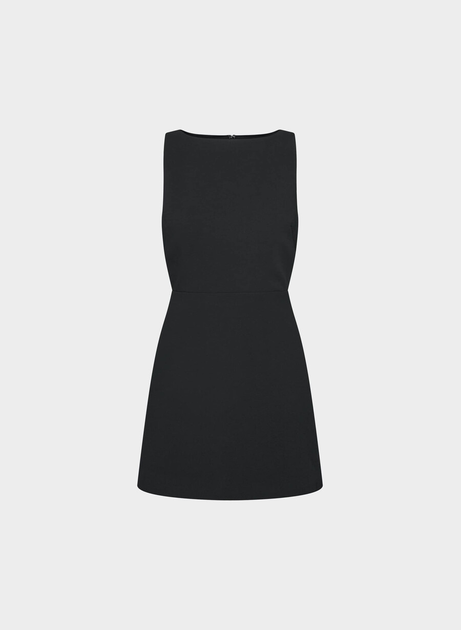 bond-kleid – crêpe schwarz