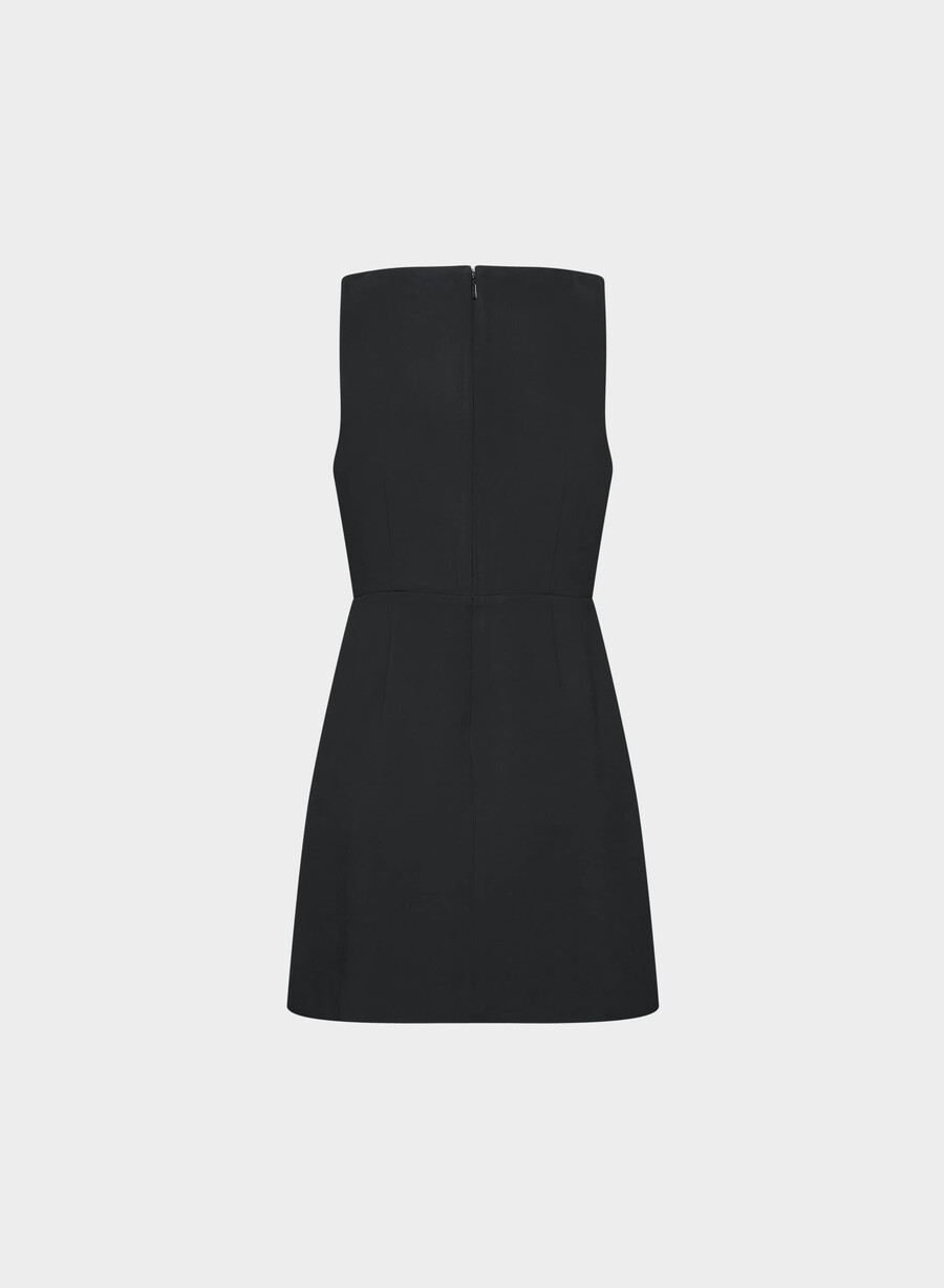bond-kleid – crêpe schwarz