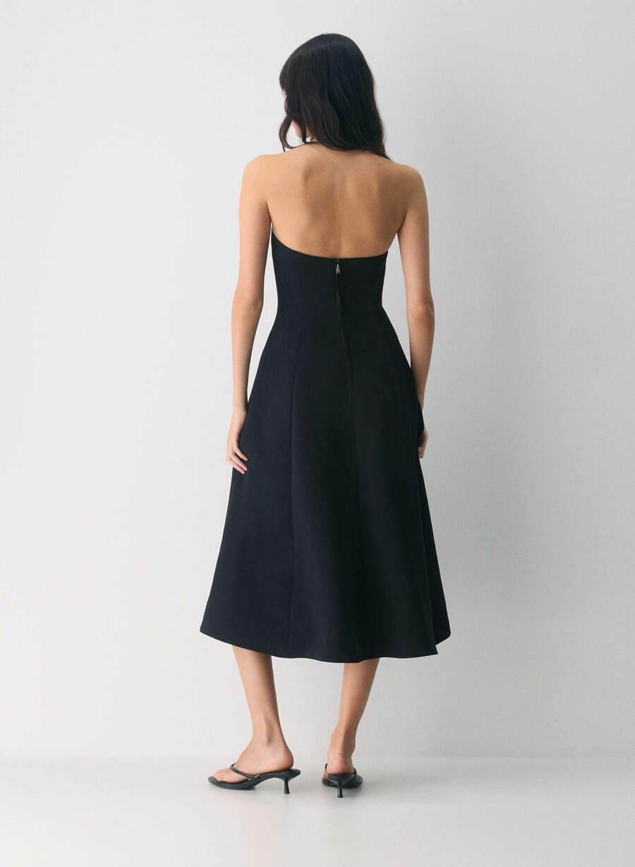 lightwell kleid - crepette schwarz