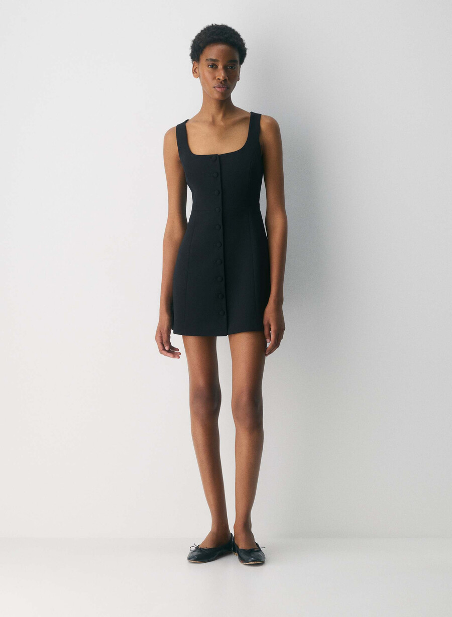 eave kleid - crepette schwarz