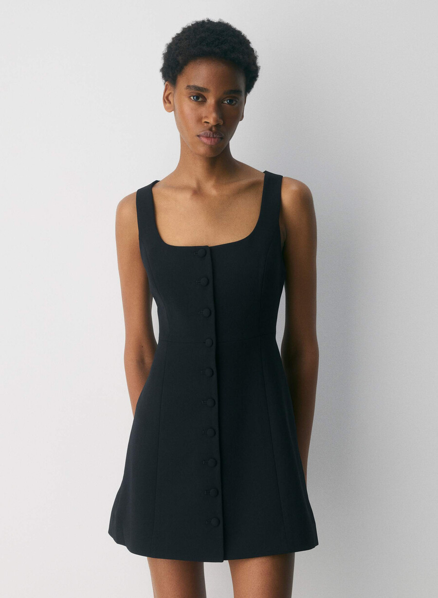 eave kleid - crepette schwarz