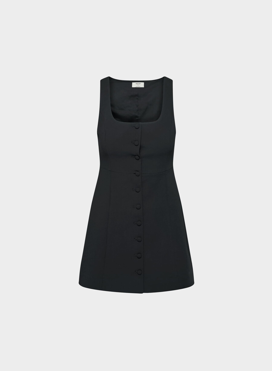 eave kleid - crepette schwarz