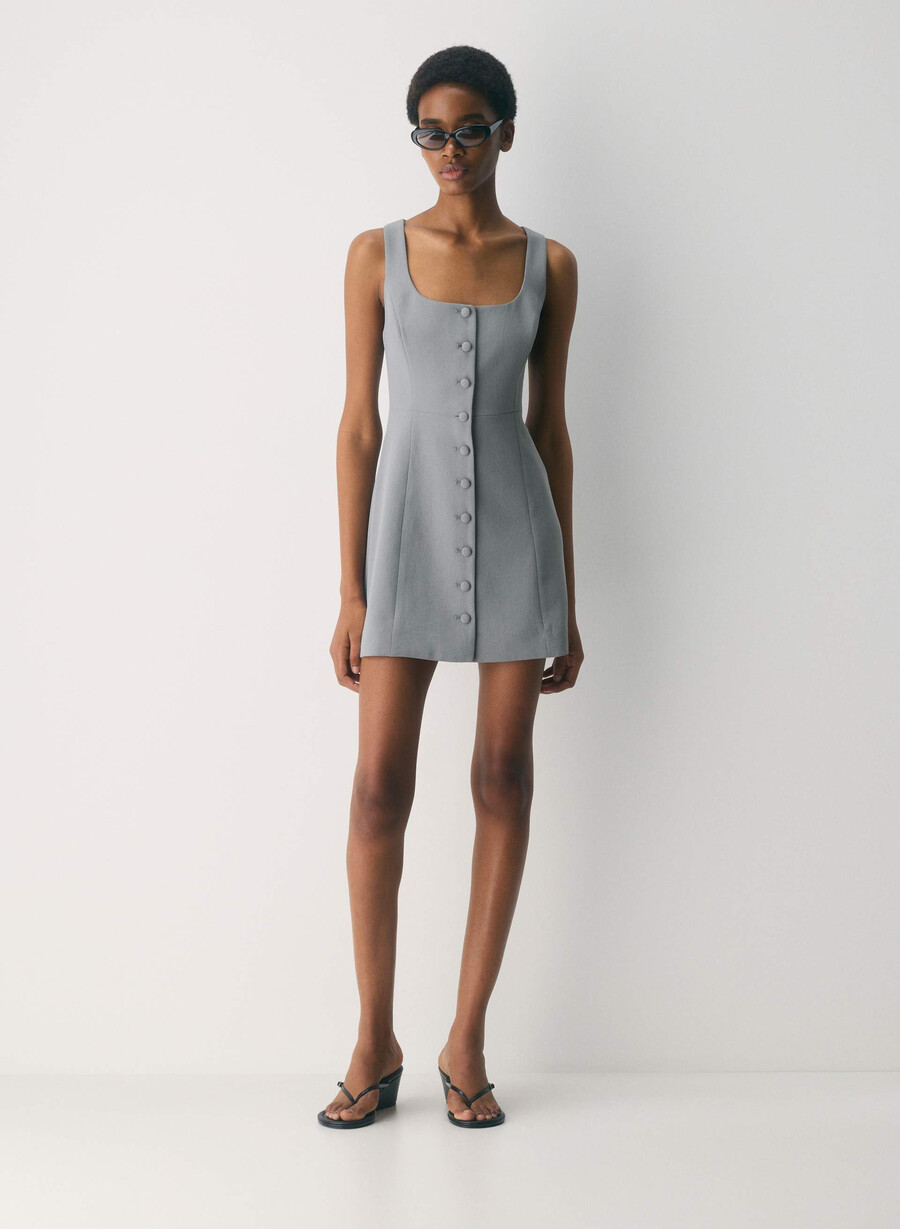 eave kleid - crepette riverstone grey