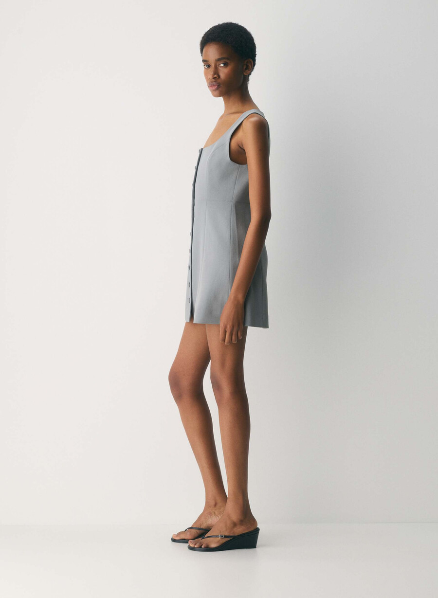 eave kleid - crepette riverstone grey