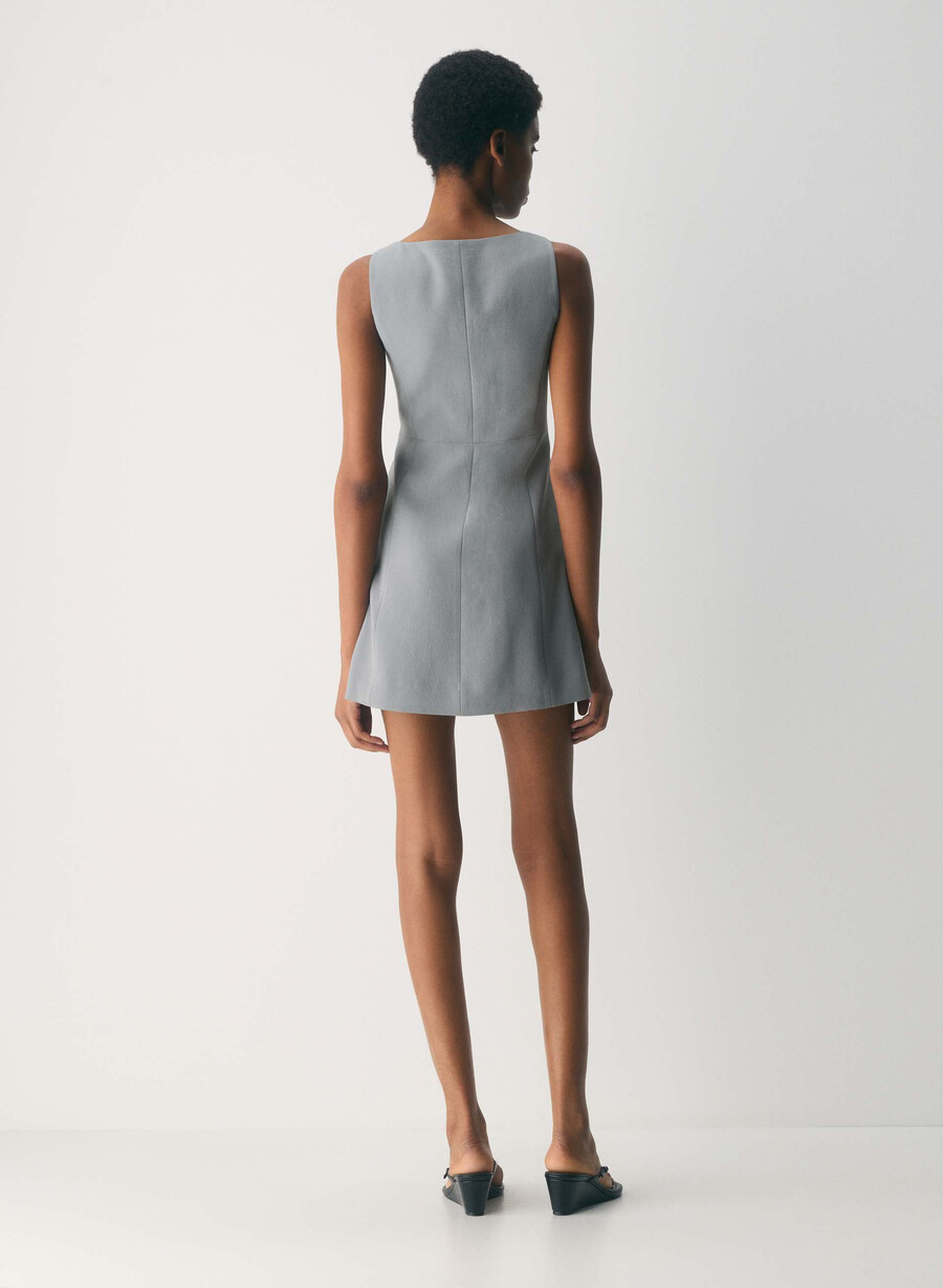 eave kleid - crepette riverstone grey