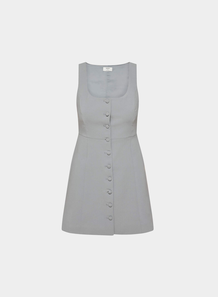 eave kleid - crepette riverstone grey