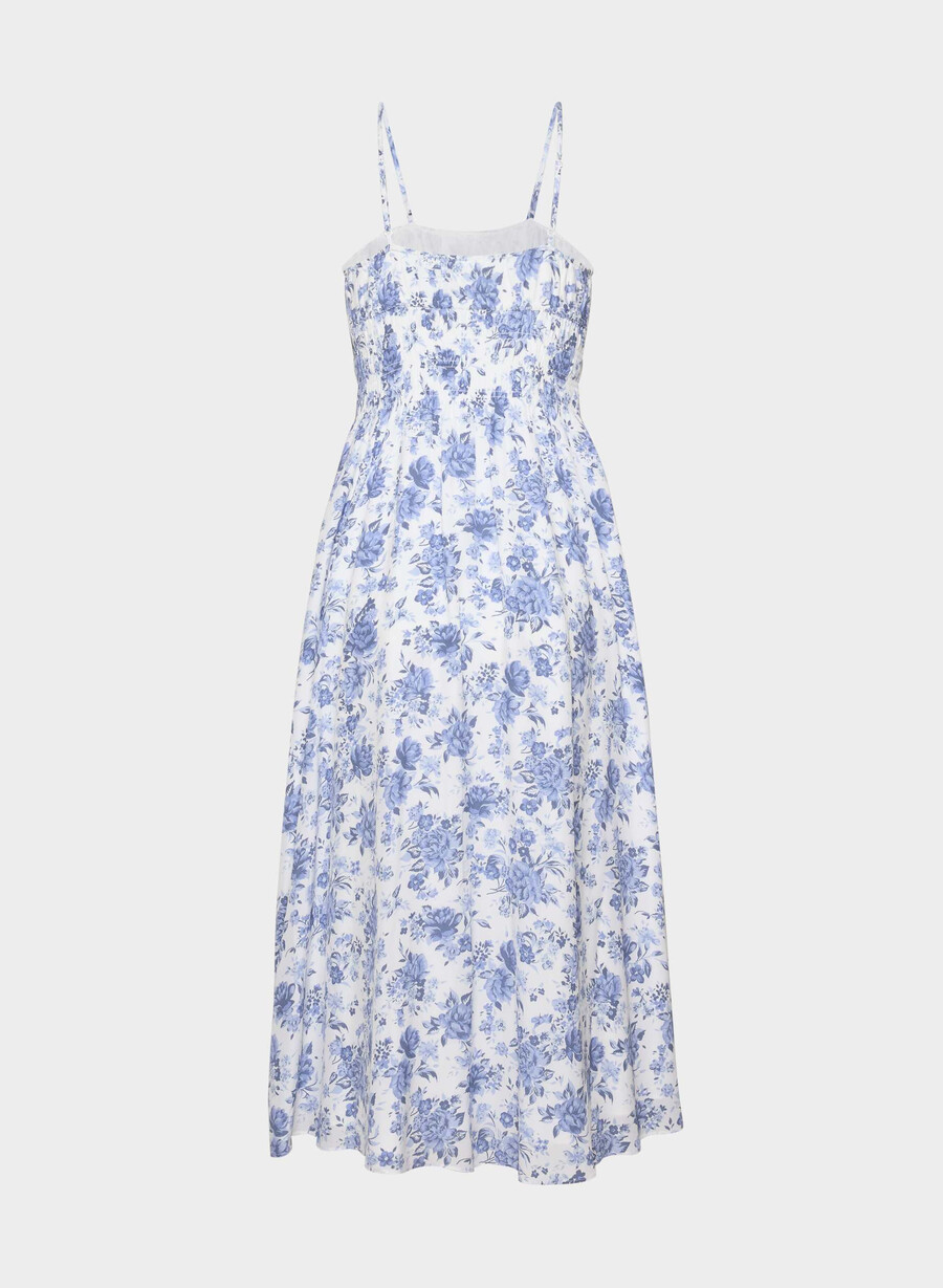 typescript kleid weissblau