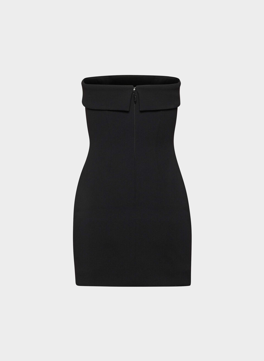 figureknit eyecatcher minikleid schwarz