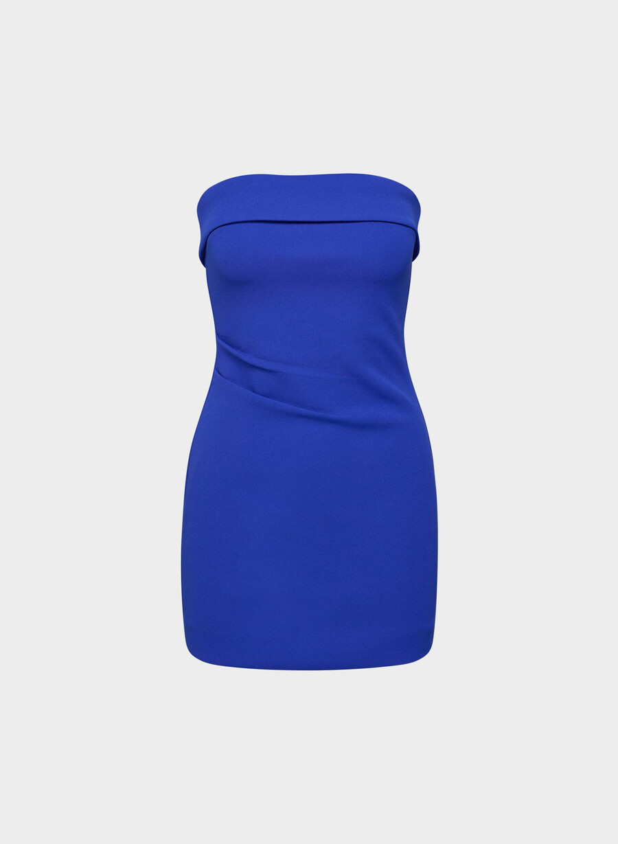 figureknit eyecatcher minikleid ablaze blue