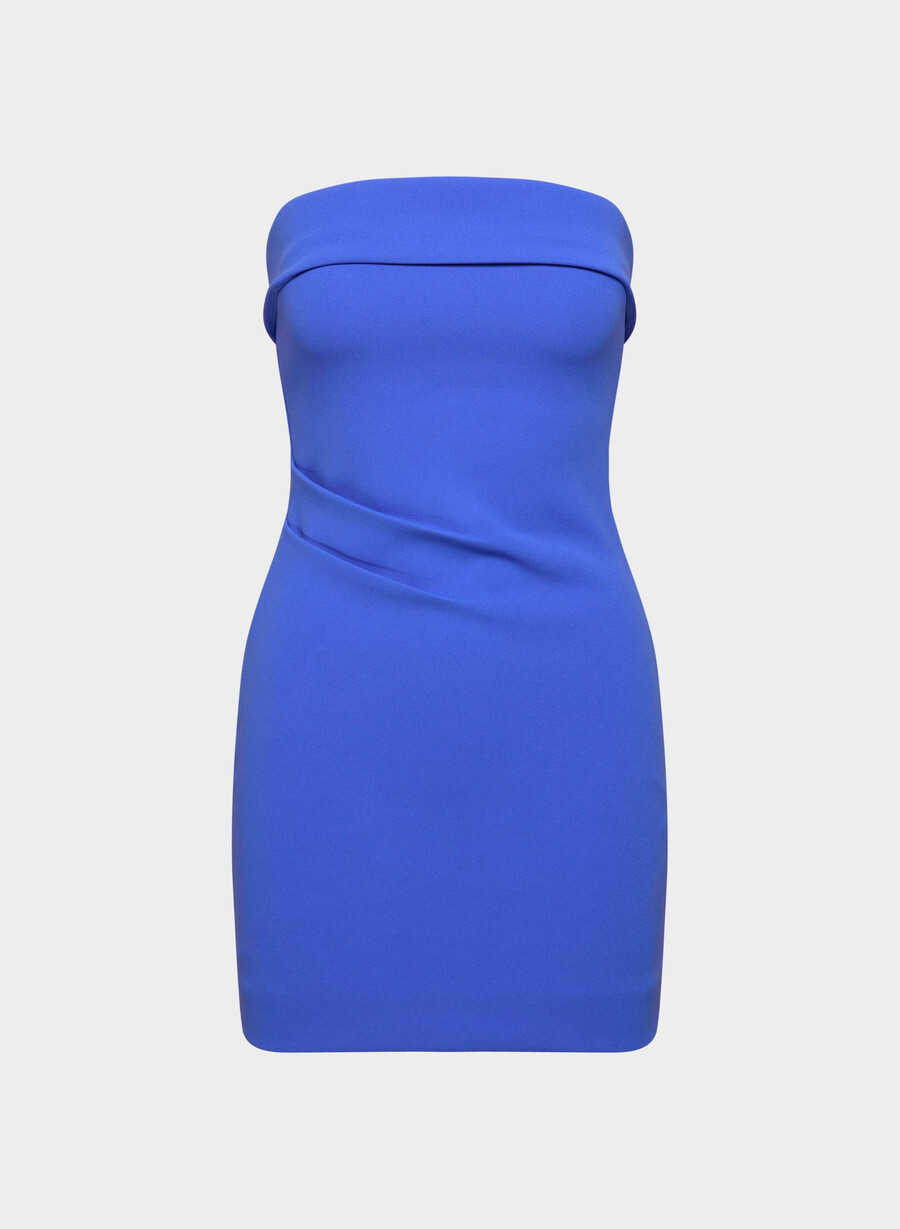 figureknit eyecatcher minikleid jazz blau
