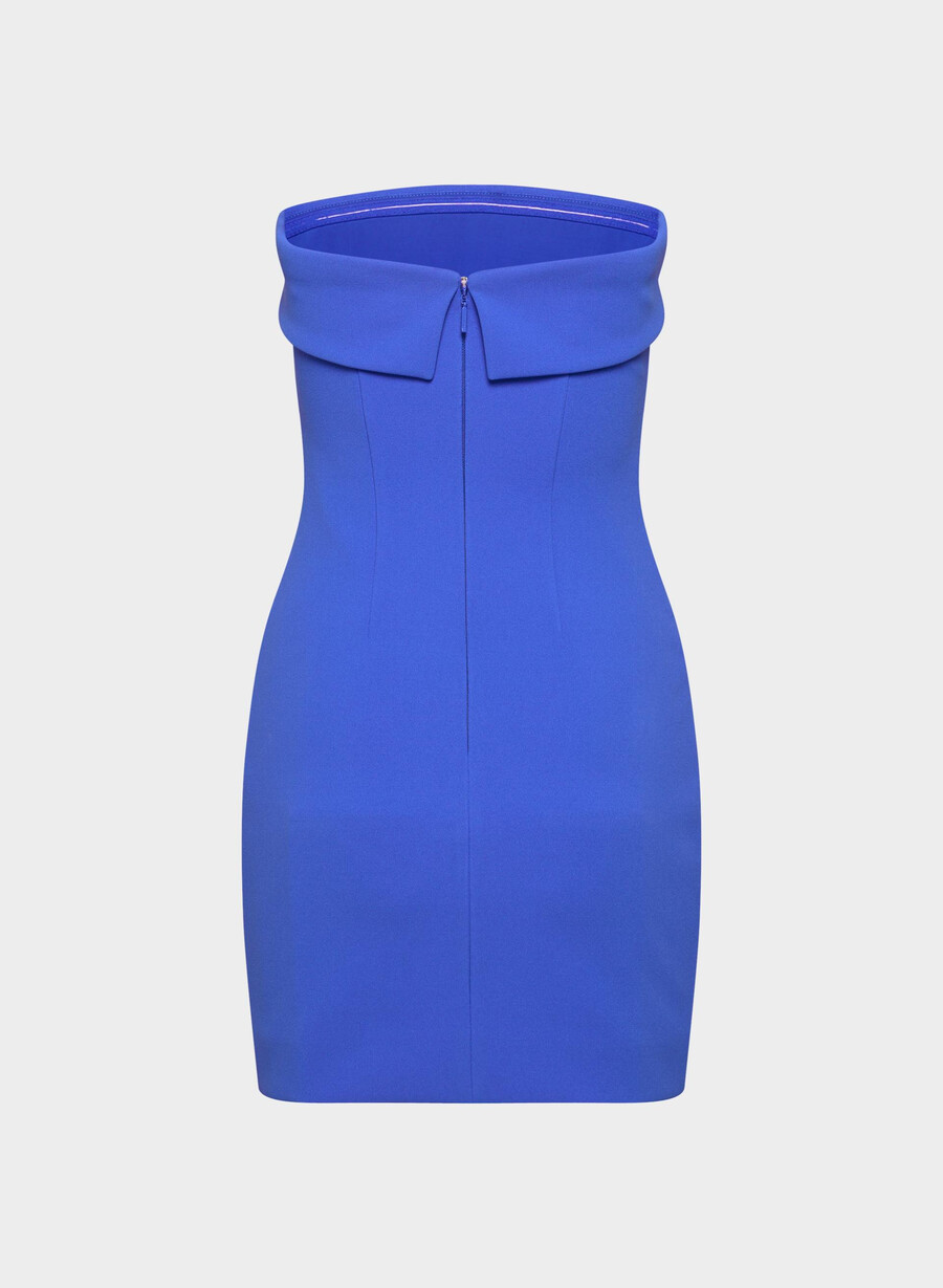 figureknit eyecatcher minikleid jazz blau