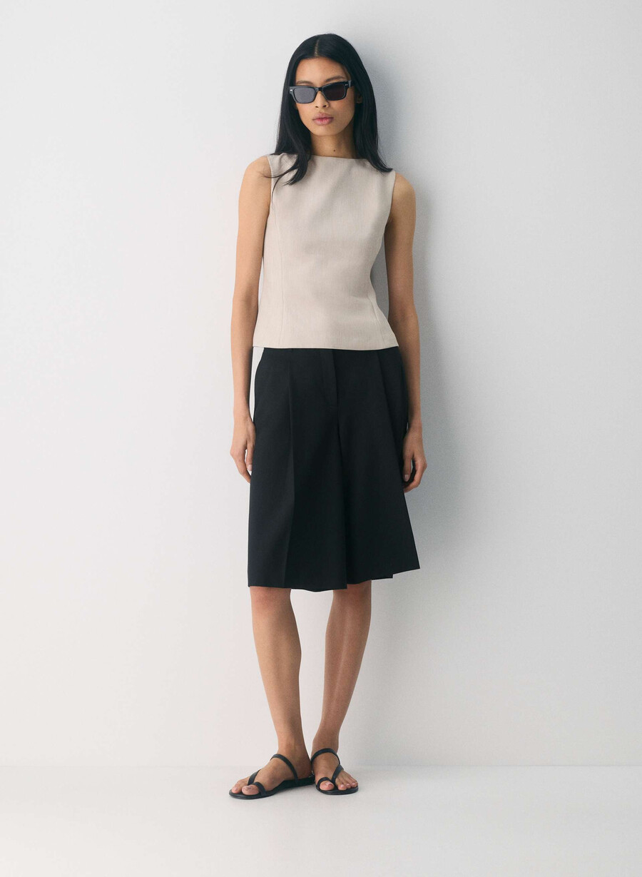 enigma top heather matte pearl