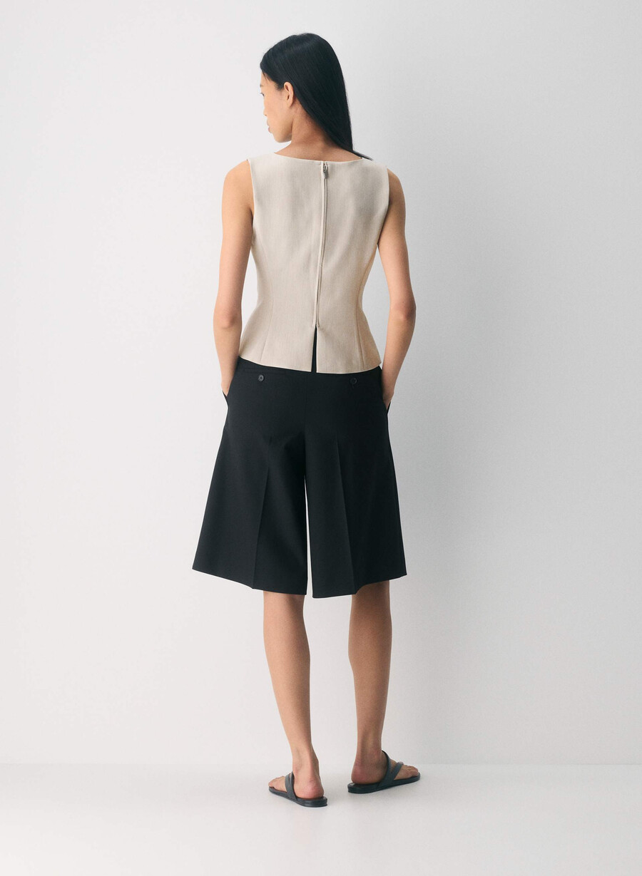 enigma top heather matte pearl