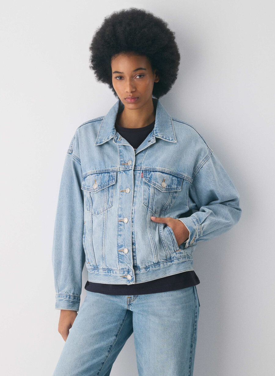 levis truckerjacke aus den 90ern butterweich mittlere größe