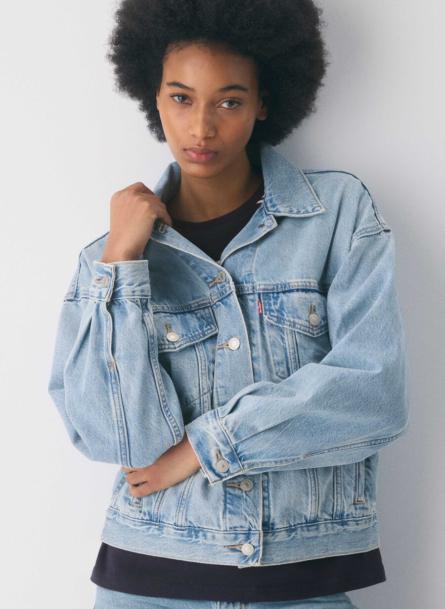 levis truckerjacke aus den 90ern butterweich mittlere größe
