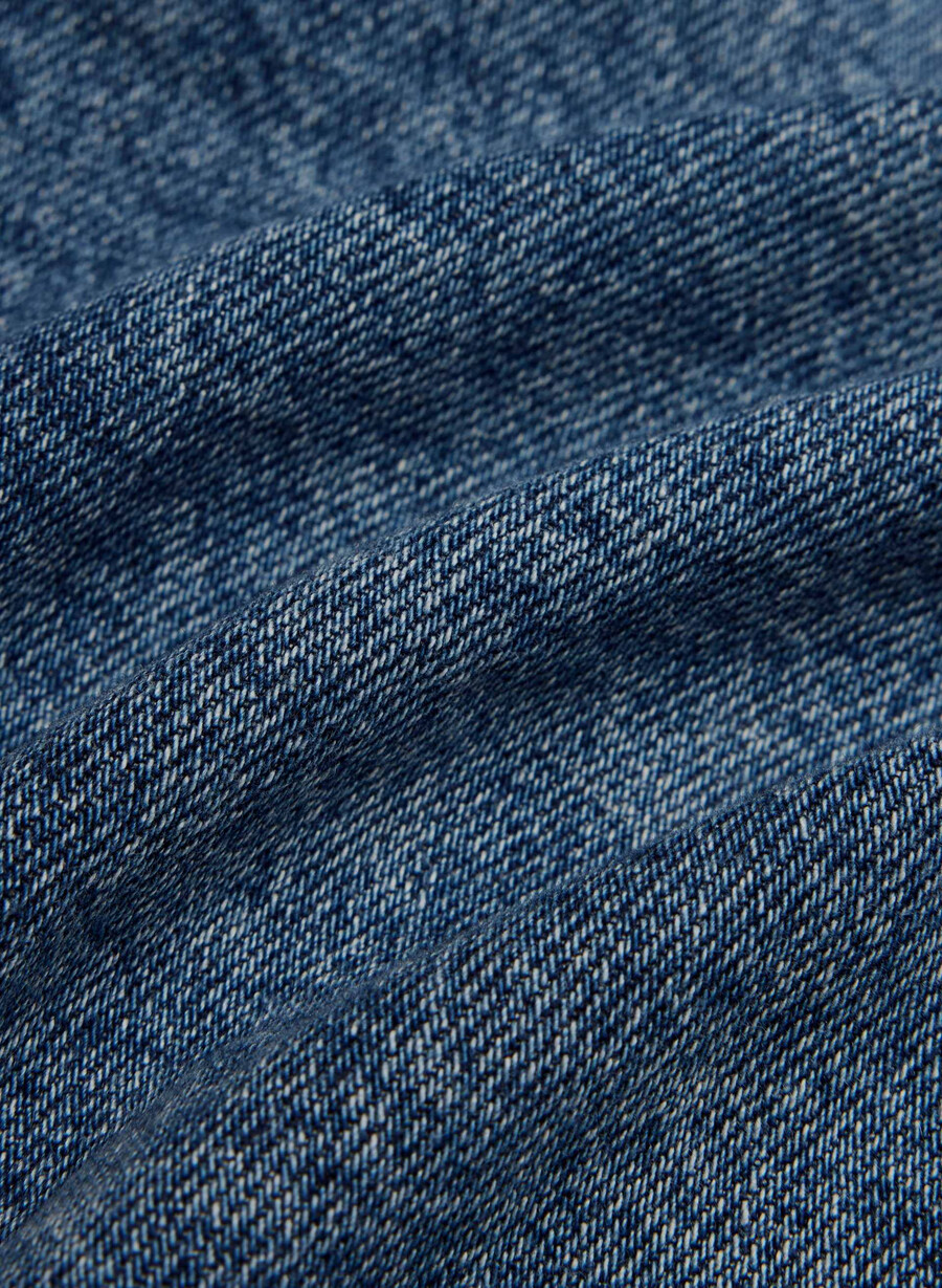 levis truckerjacke aus den 90ern dunkelindigo