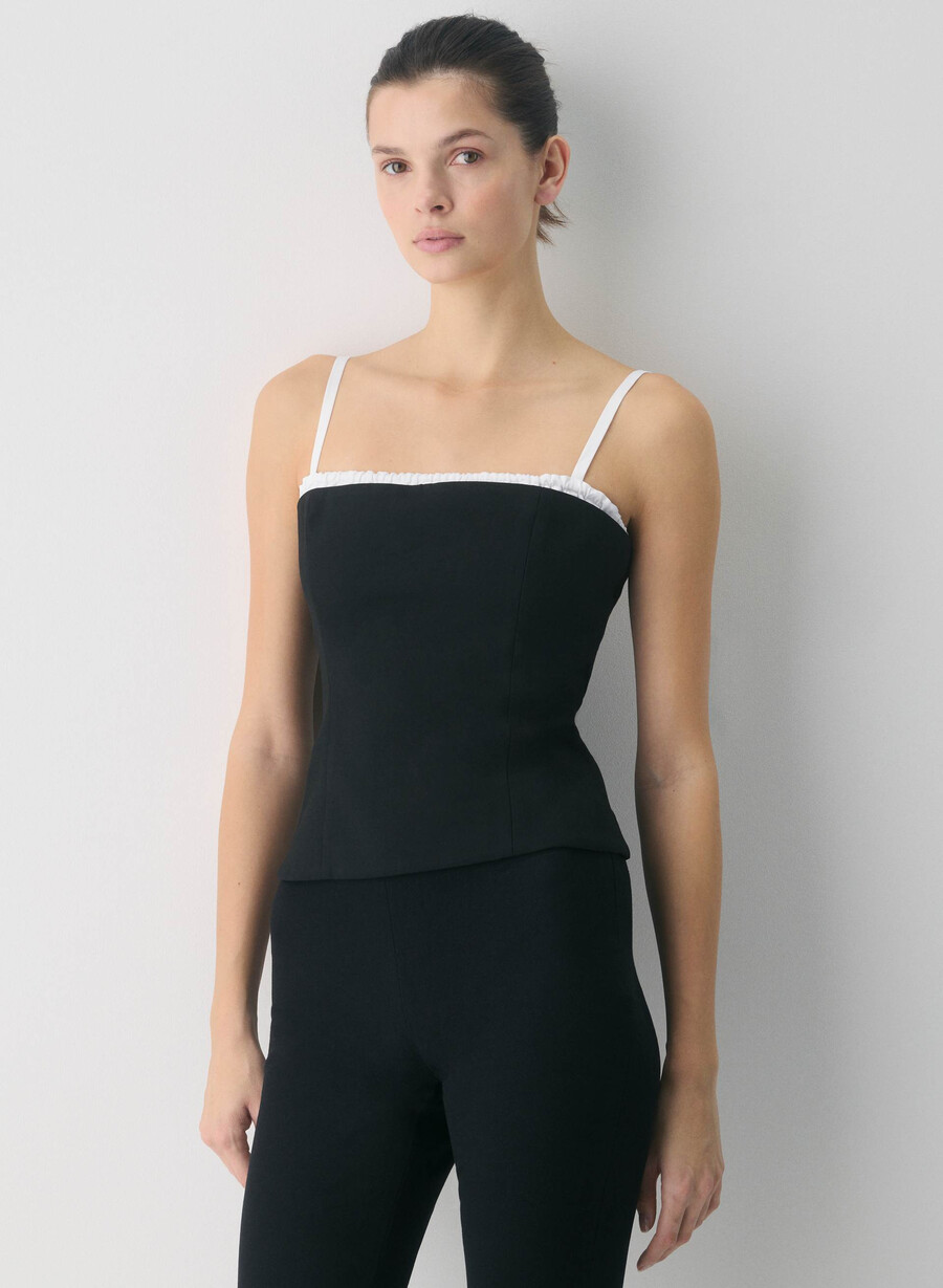 mondrian top – reessential black