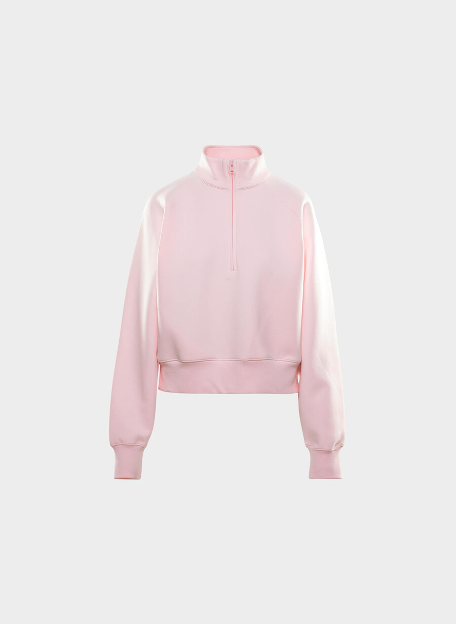 afterfx dash 12 zip sweater villa pink