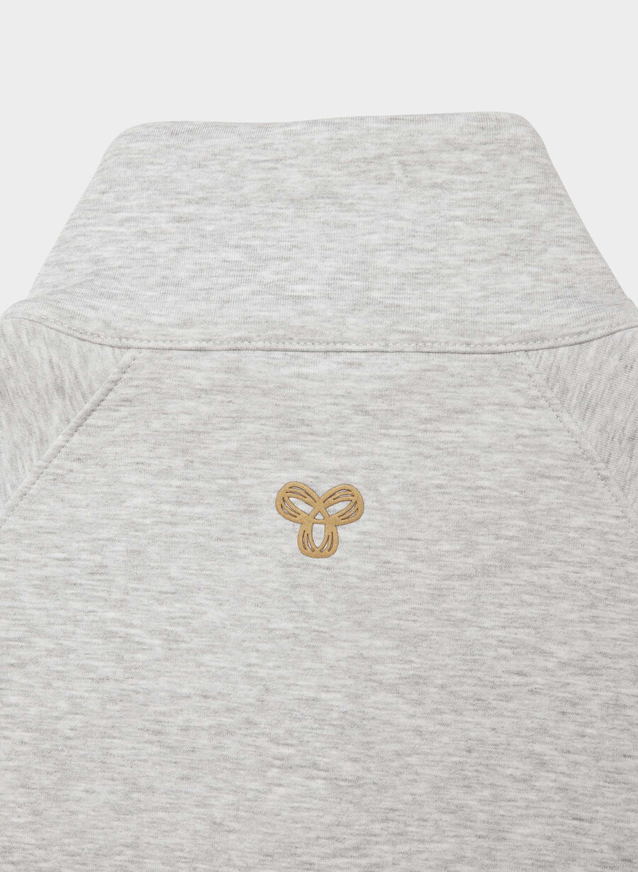 afterfx dash 12 zip sweater heather chrome