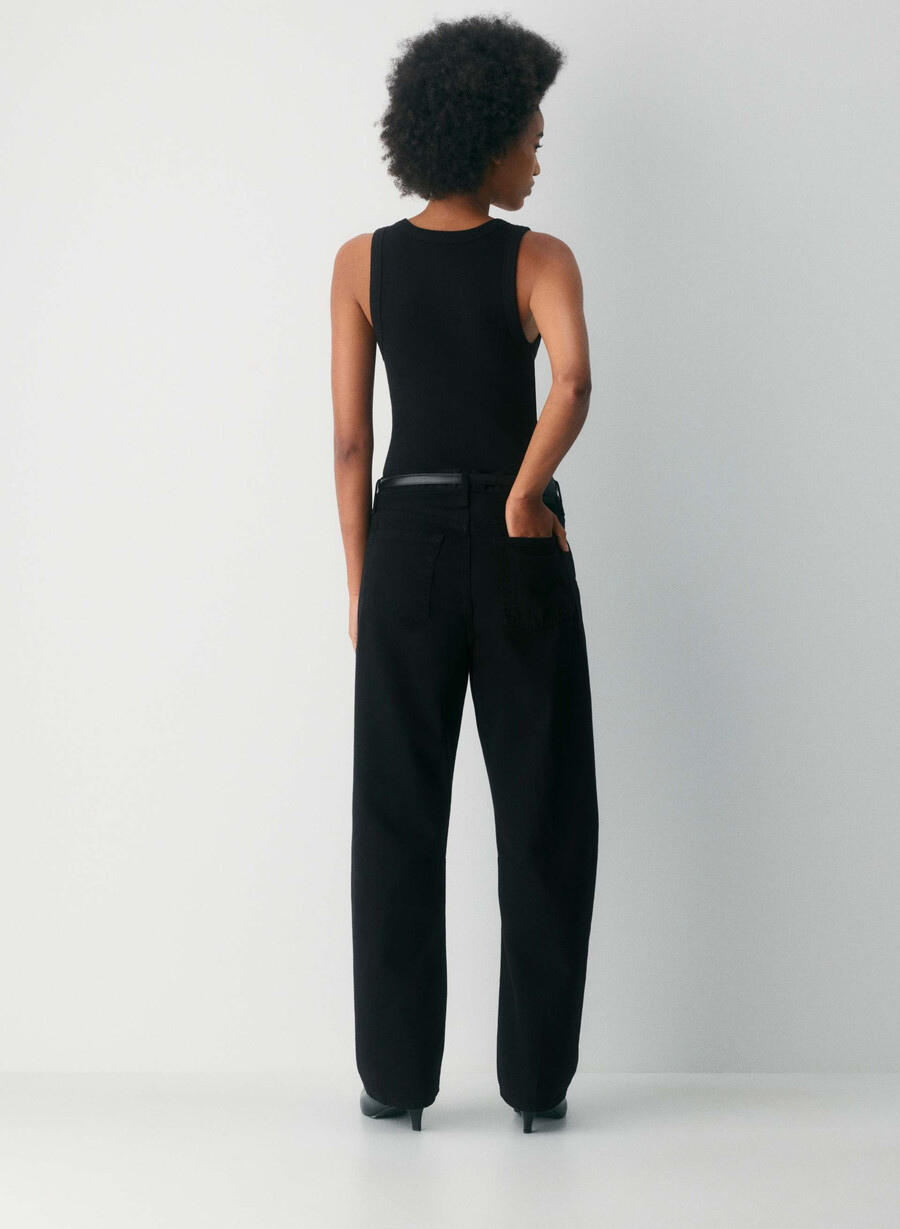 citizens of humanity miro long relaxed jeans schwarz
