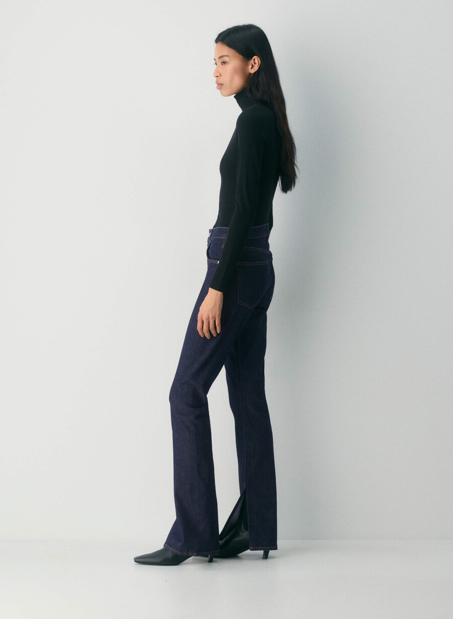 agolde ingram split skinny jeans immerson