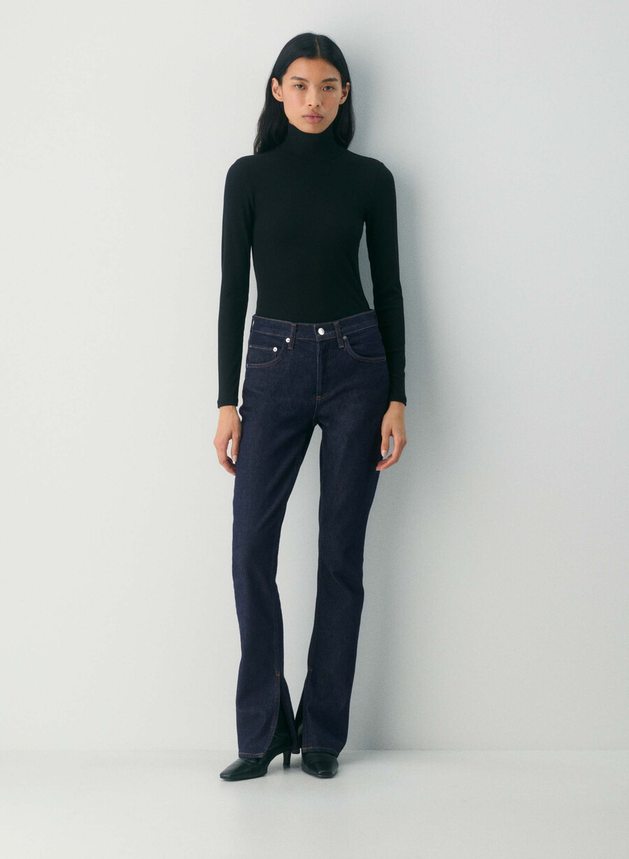agolde ingram split skinny jeans immerson