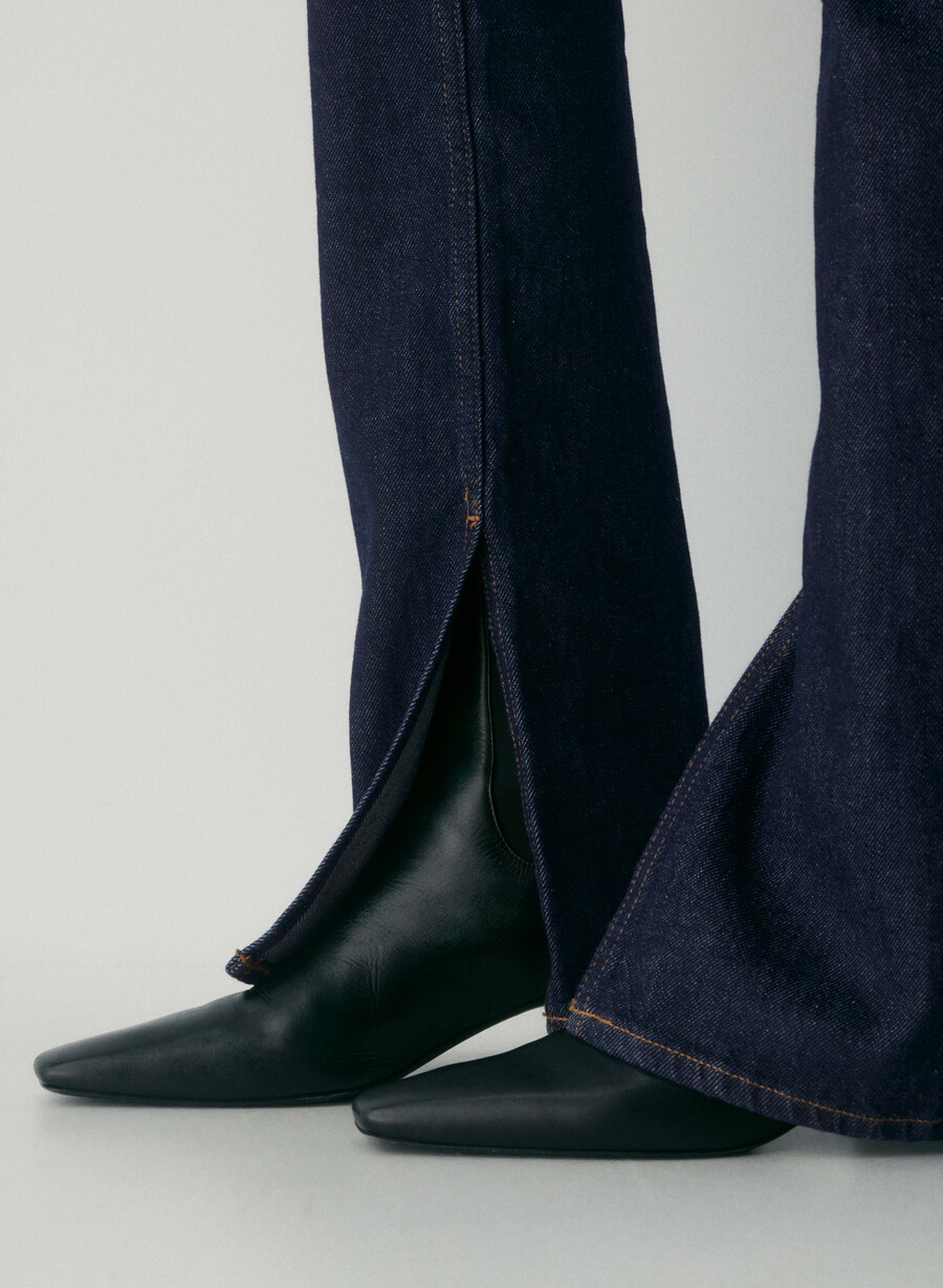 agolde ingram split skinny jeans immerson