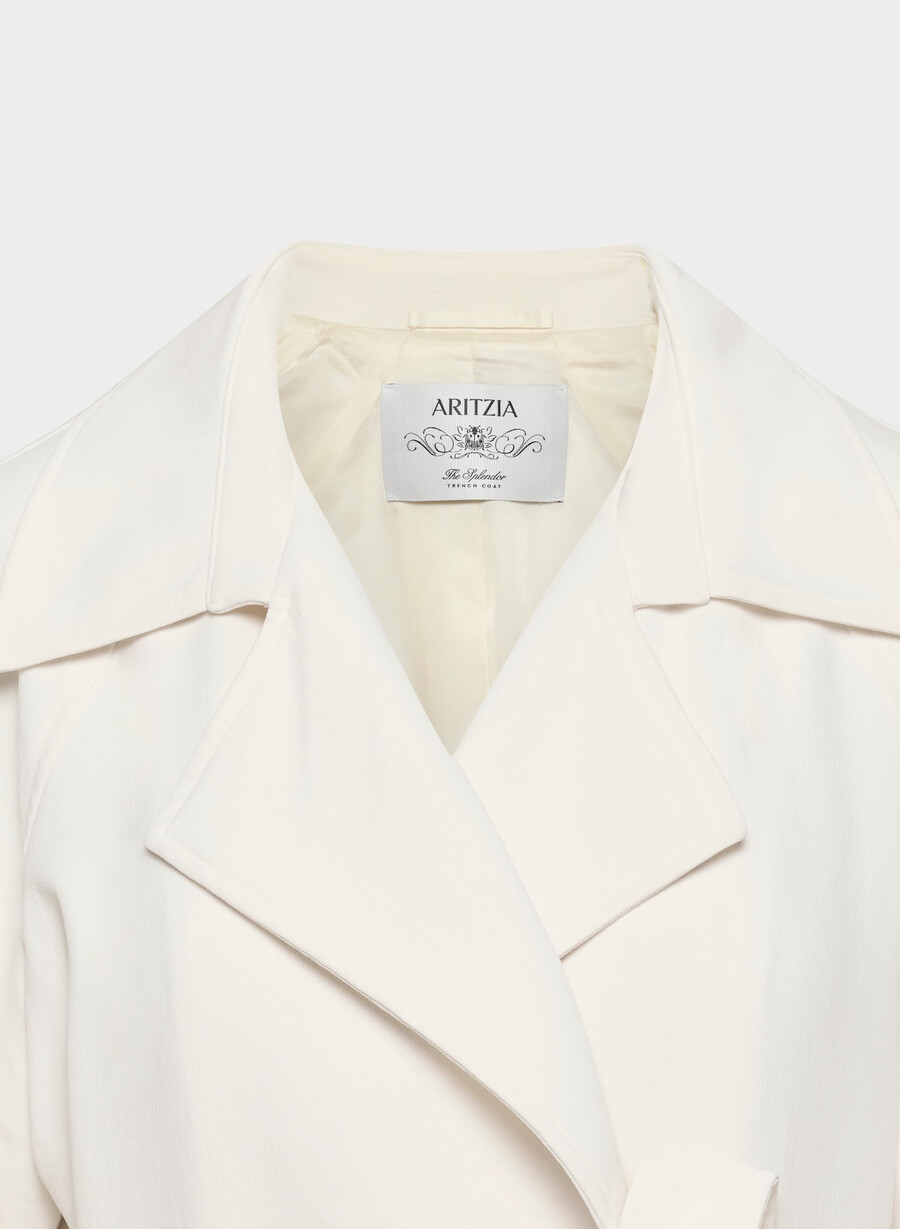 der splendor mid trenchcoat in der farbe hellbirke