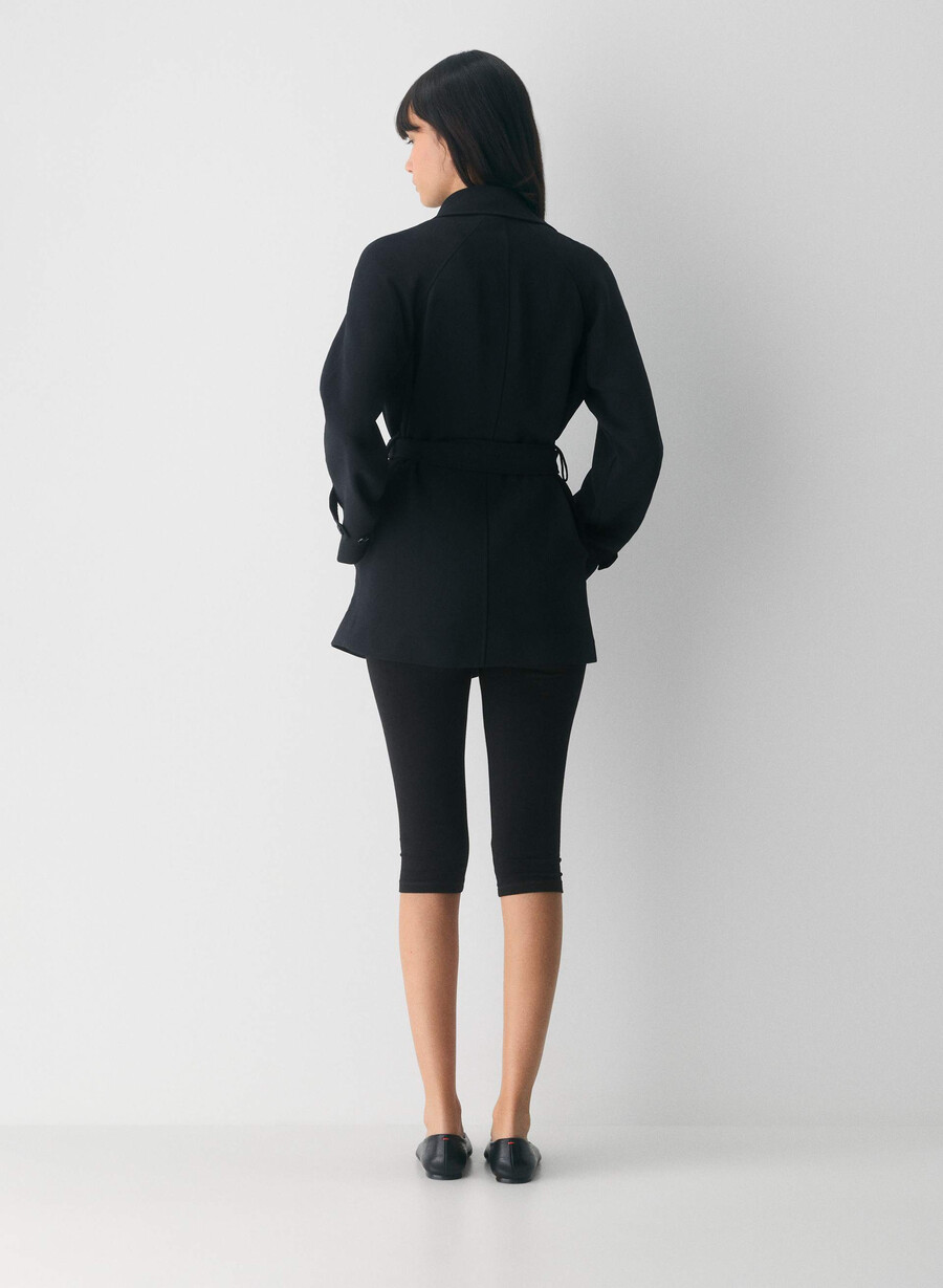 the splendor mid trench coat schwarz