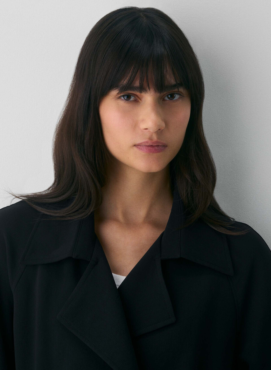 the splendor mid trench coat schwarz