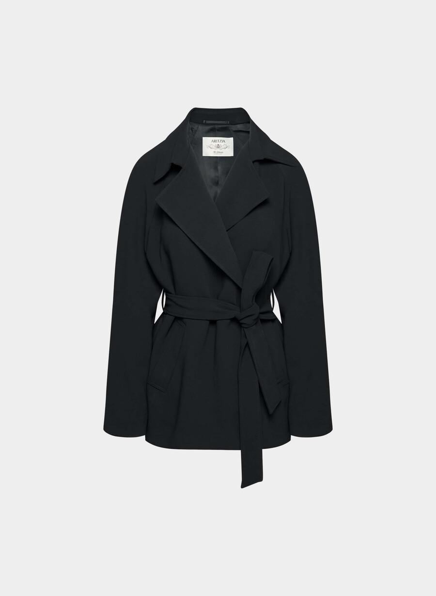 the splendor mid trench coat schwarz