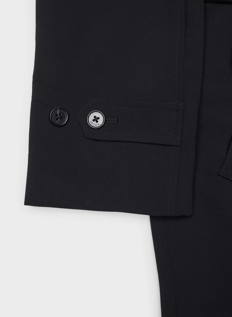 the splendor mid trench coat schwarz